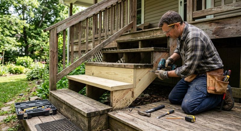 Fixing Loose Stair Railings
