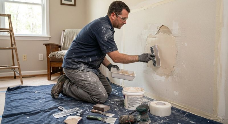 Drywall Patch Repair Tips