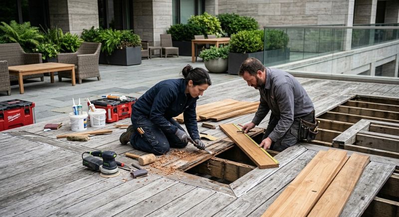 Fixing Loose Deck Railings
