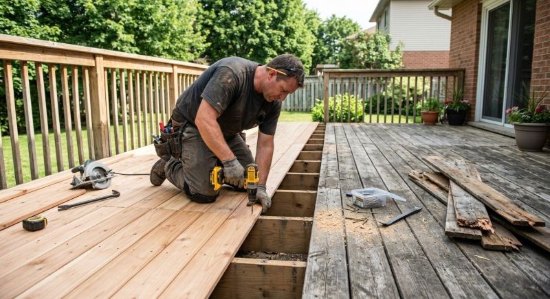 Fixing Loose Deck Railings