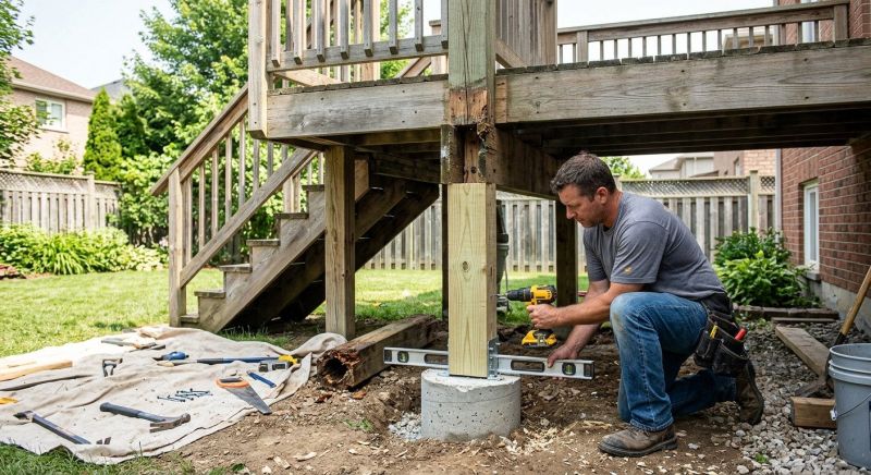 Fixing Loose Deck Railings