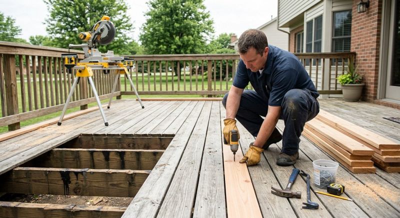 Fixing Loose Deck Railings