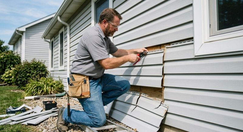 Fixing Loose Siding Panels