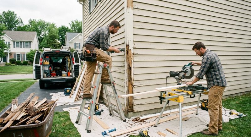 Fixing Loose Siding Panels