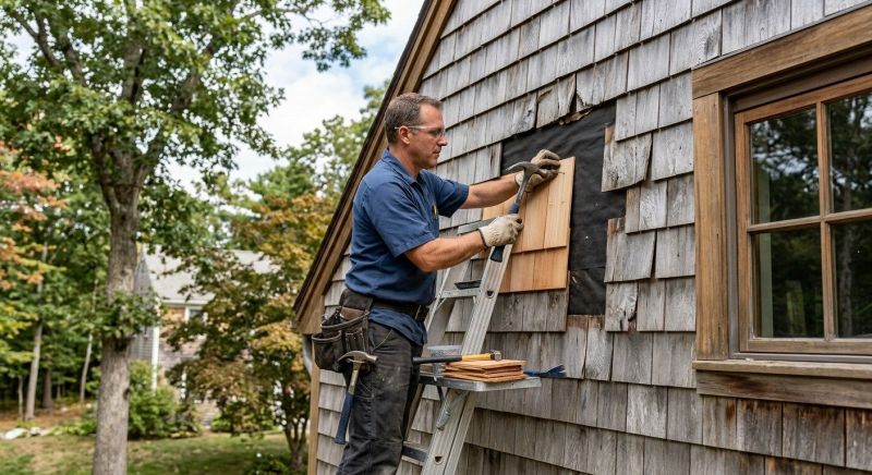 Fixing Loose Siding Panels