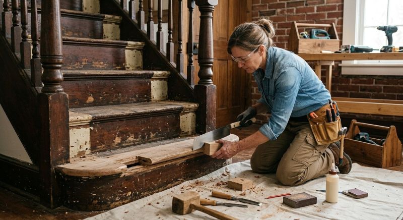 Fixing Loose Stair Railings
