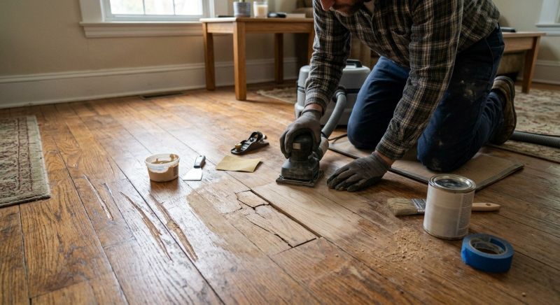 Flooring Repairs A Handyman Can Handle