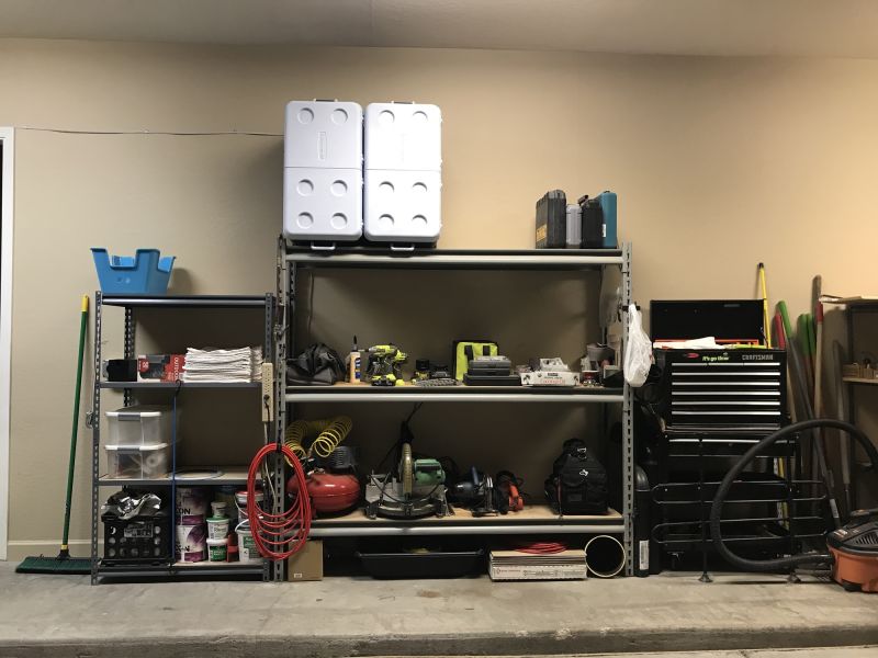 Garage Shelving And Storage Installation By A Handyman