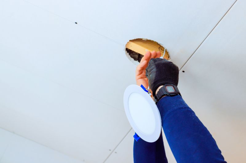 Light Fixture And Ceiling Fan Installation By A Handyman