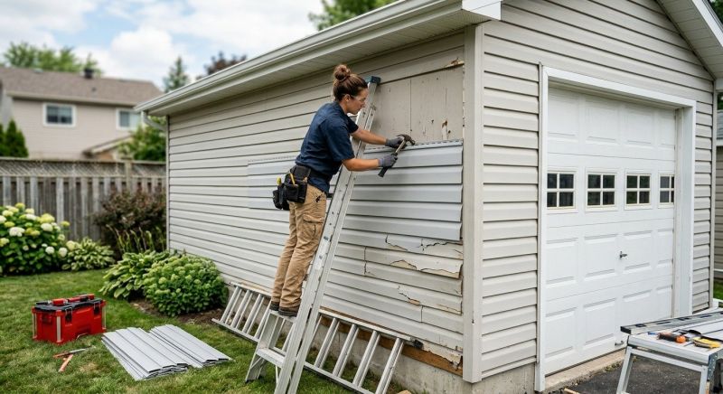 Repairing Damaged House Siding