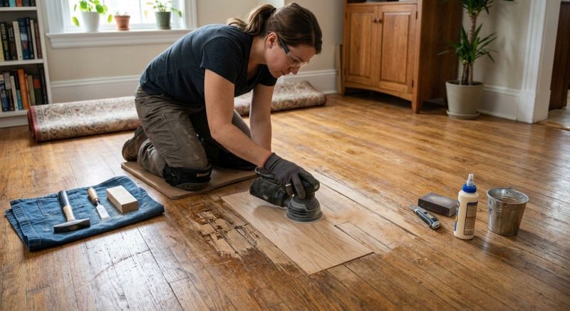 Repairing Scratched Floors