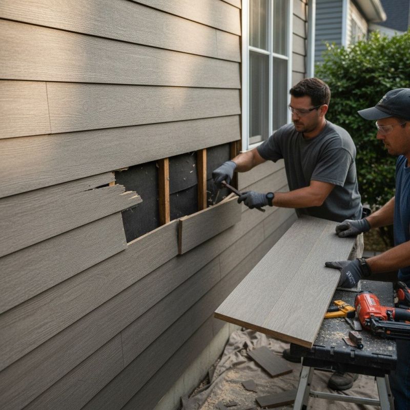 Storm Damage Siding Repairs