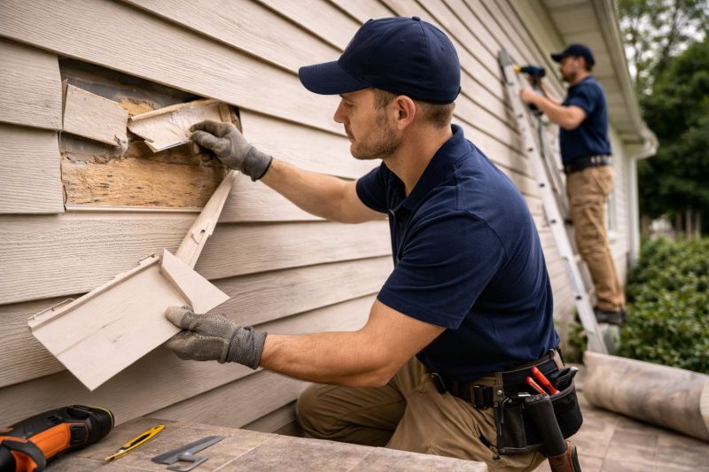 Storm Damage Siding Repairs