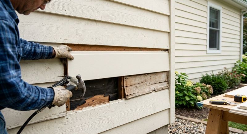 Storm Damage Siding Repairs