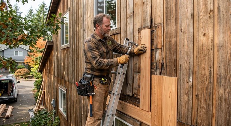 Storm Damage Siding Repairs
