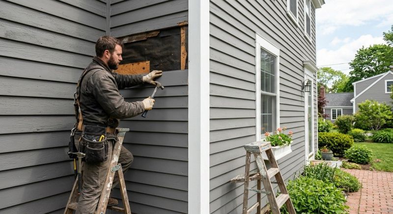 Storm Damage Siding Repairs