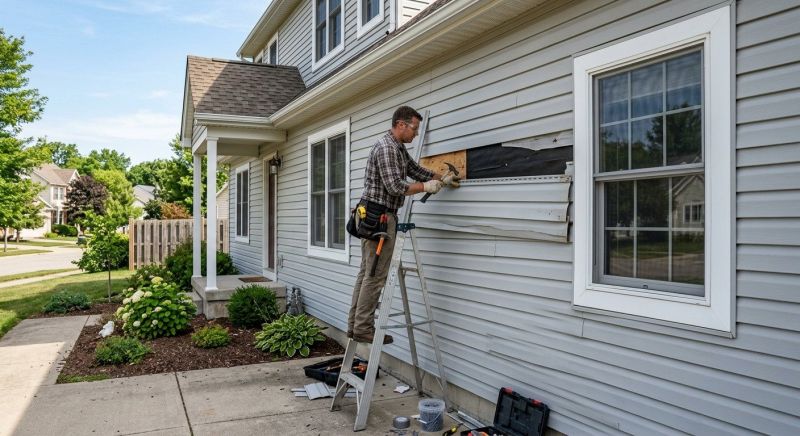 Fixing Loose Siding Panels