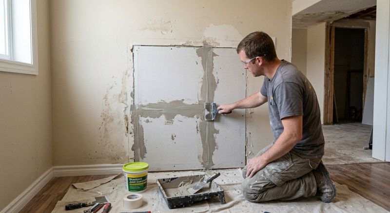 Water Damaged Drywall Repair